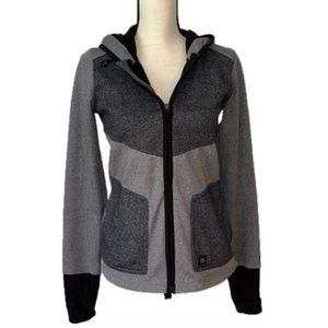 Rip Curl Anti-Series Grey and Black Hoodie, Size Medium